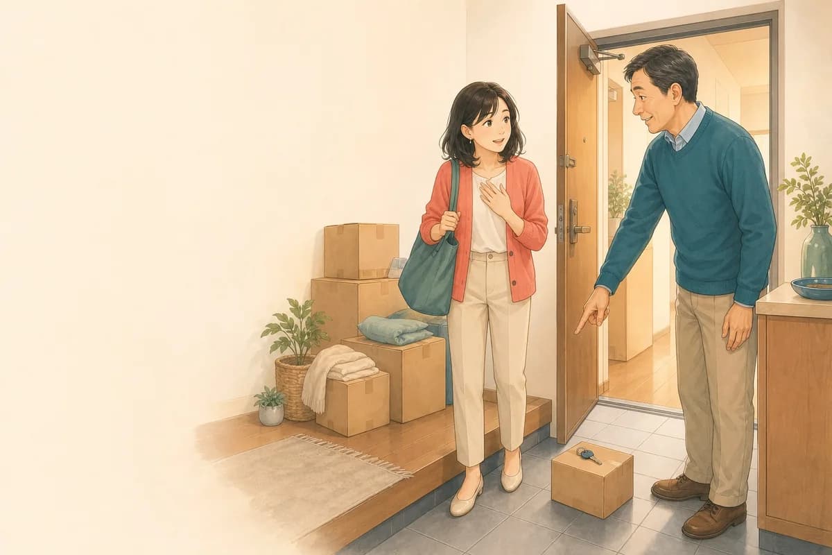 Opening illustration for Story 1, A New Room