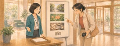 Opening illustration for Story 1, The Poster at the Entrance