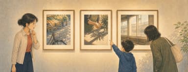 Opening illustration for Story 9, People Seeing the Town