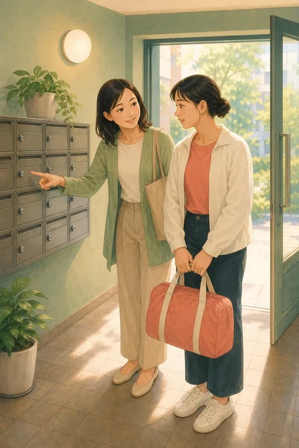 Opening illustration for Story 1, The Mailbox