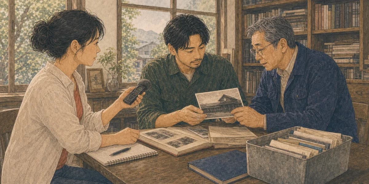 Opening illustration for Story 8, Asking about Each Role