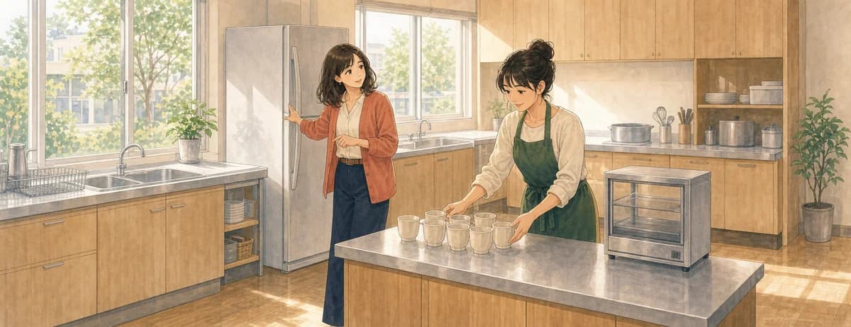 Opening illustration for Story 5, A Different Kitchen