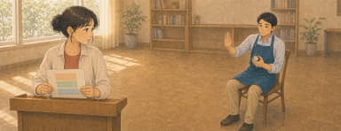 Opening illustration for Story 6, A Short Practice
