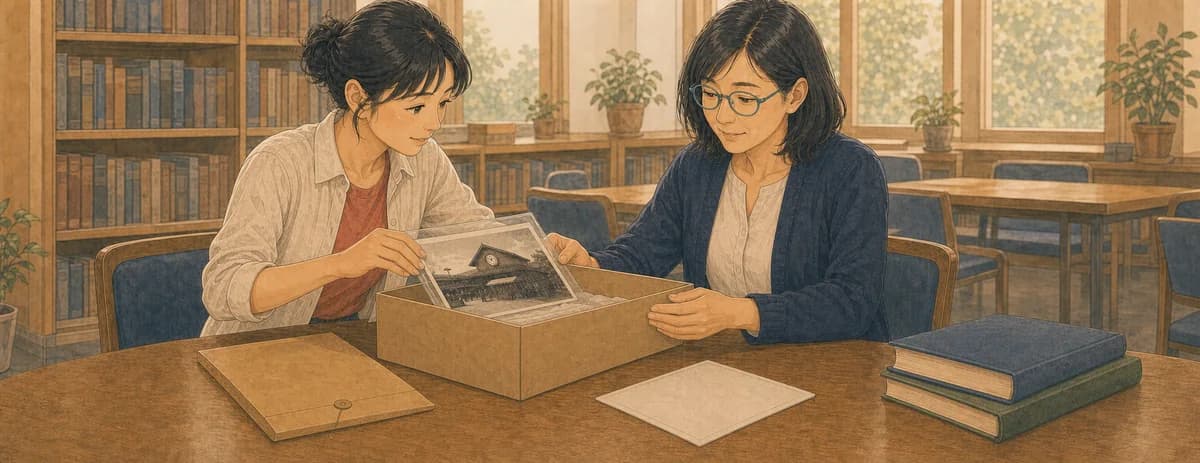 Opening illustration for Story 10, The Record with a Blank