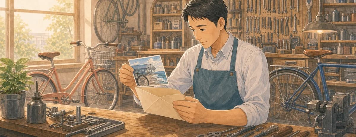 Opening illustration for Story 1, The Invitation in the Envelope