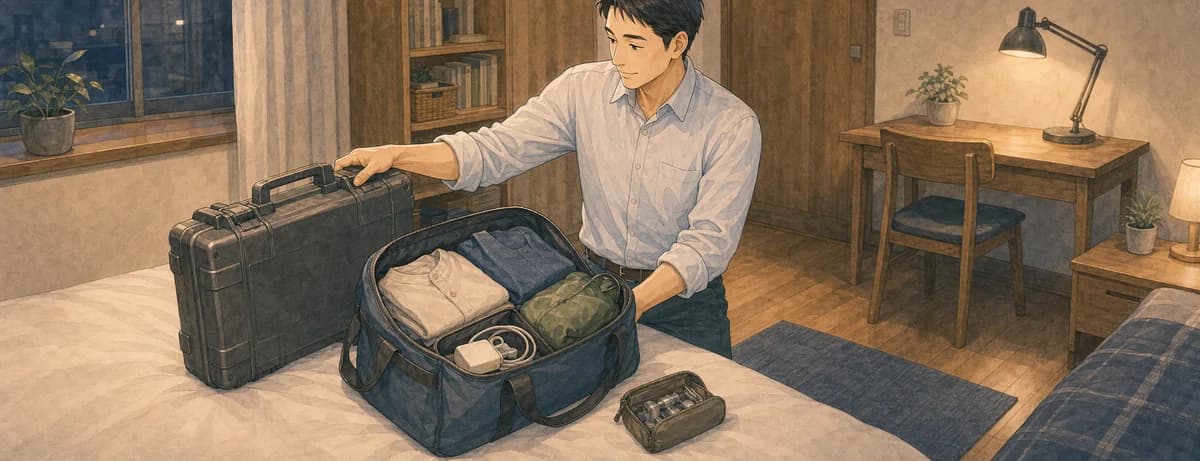 Opening illustration for Story 4, One Bag, Not Two