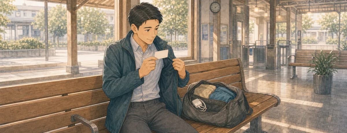 Opening illustration for Story 9, The Ticket Is in the Pocket