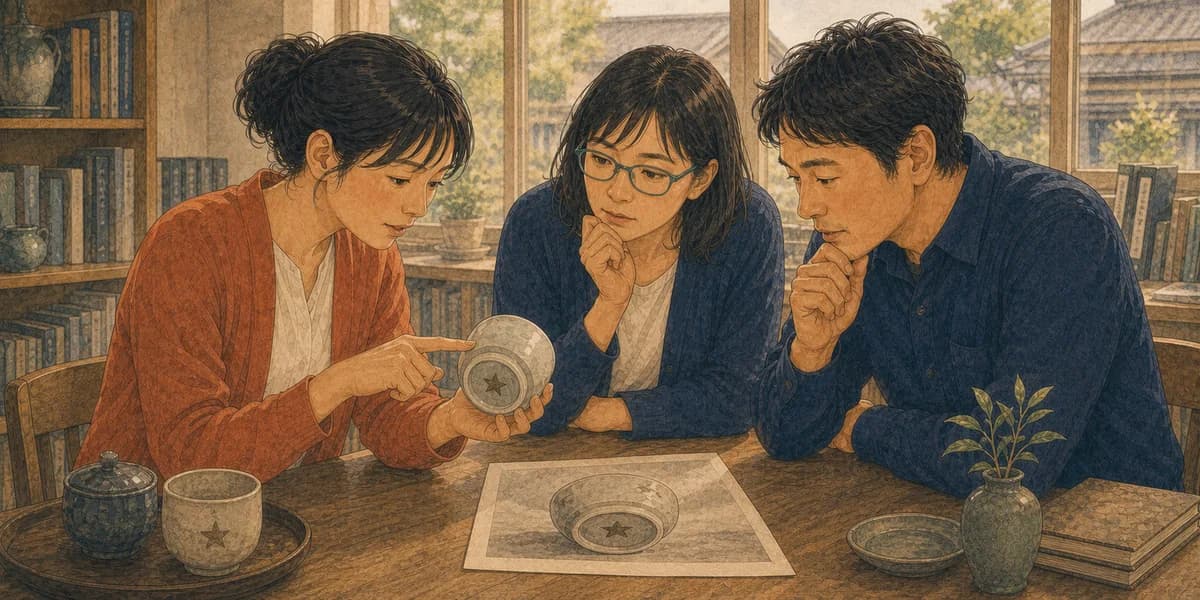 Opening illustration for Story 3, The Maker's Mark
