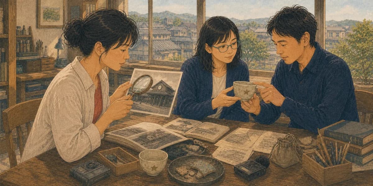 Opening illustration for Story 6, The Repair Under the Painted Decoration