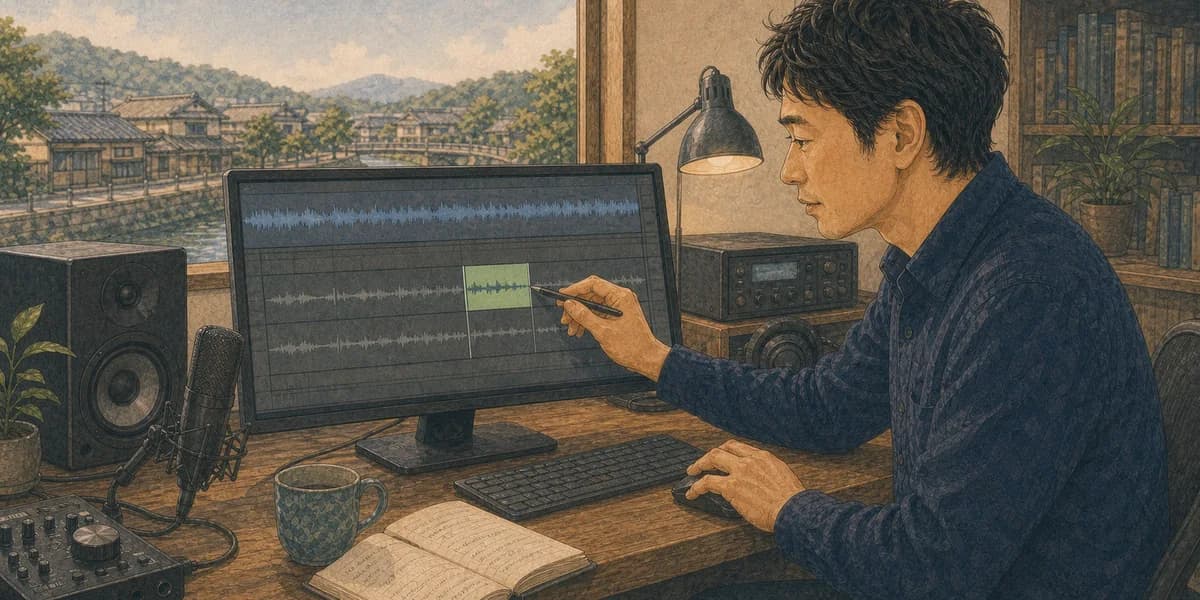Opening illustration for Story 7, The Voice We May Use