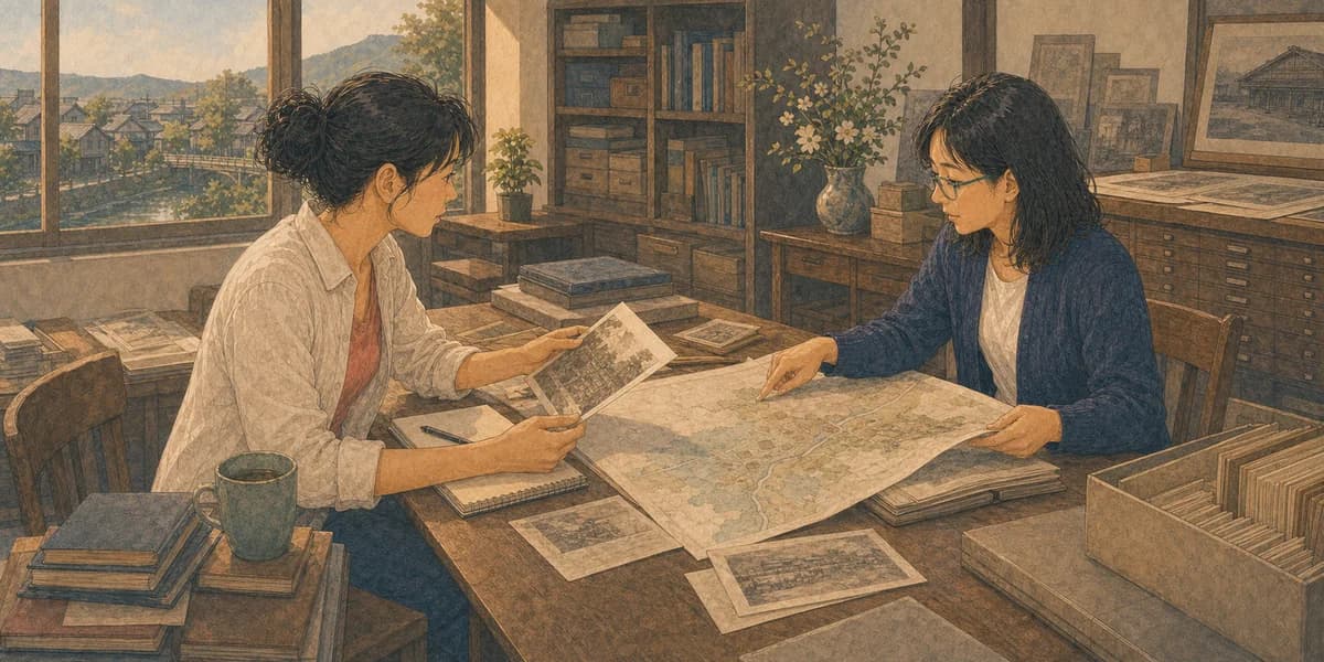Opening illustration for Story 9, The Blank Spaces We Keep