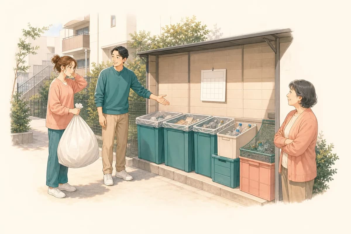 Opening illustration for Story 6, Garbage Day