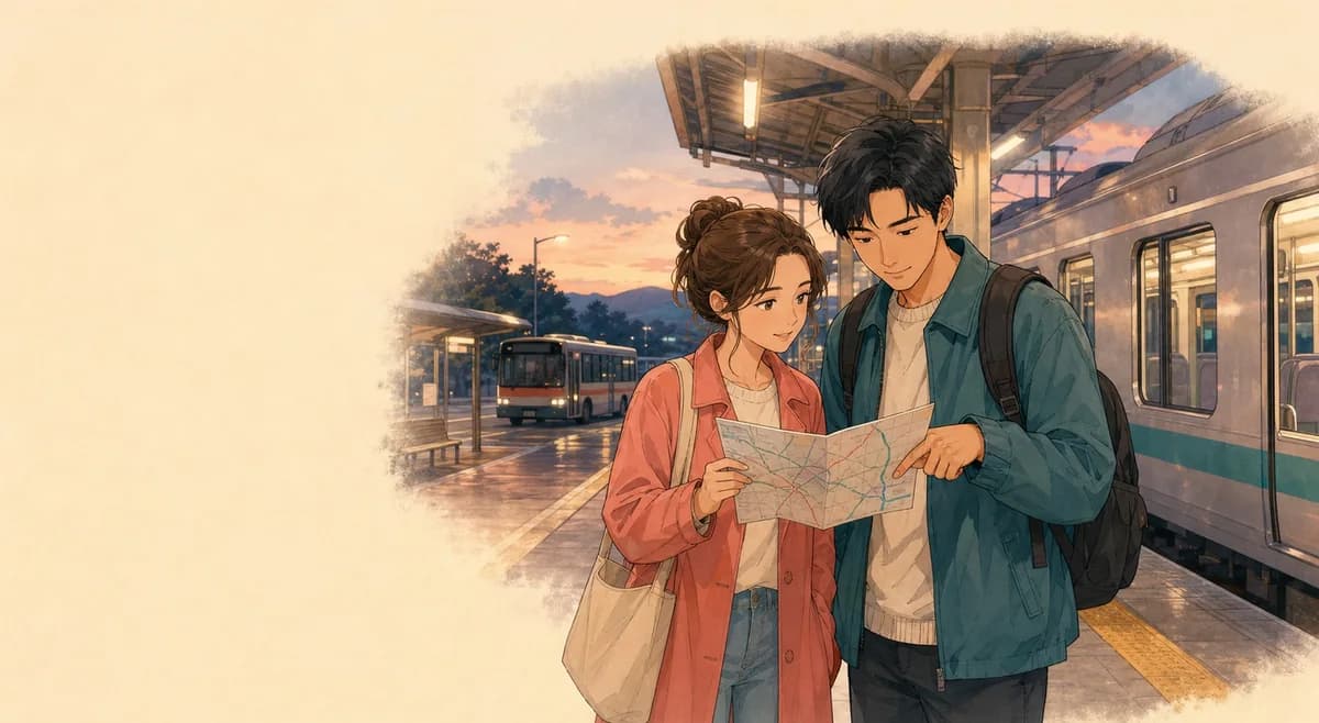 Opening illustration for Story 9, The Train Home