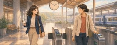 Opening illustration for Story 9, Departure Morning