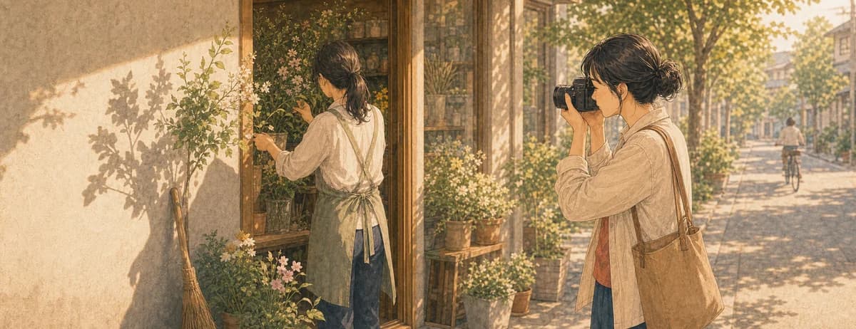 Opening illustration for Story 4, One Morning Photo