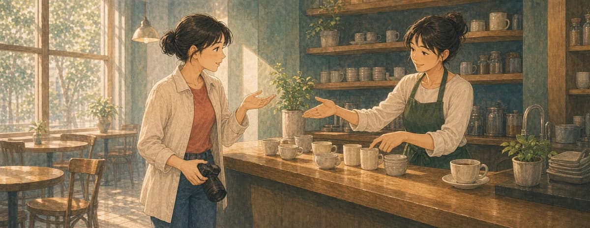 Opening illustration for Story 5, May I Take a Picture?