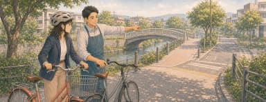 Opening illustration for Story 4, The Road to the River