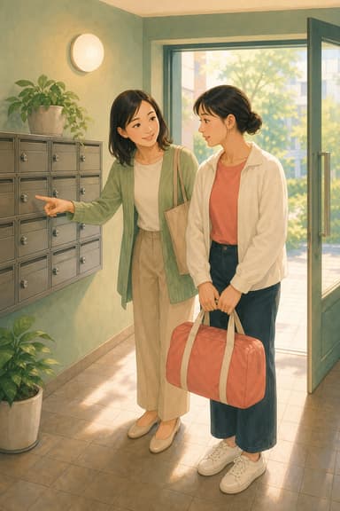 Illustration for The Mailbox, Story 1 in A Place to Share.