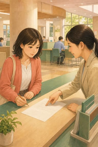 Illustration for A Question at City Hall, Story 3 in A Place to Share.