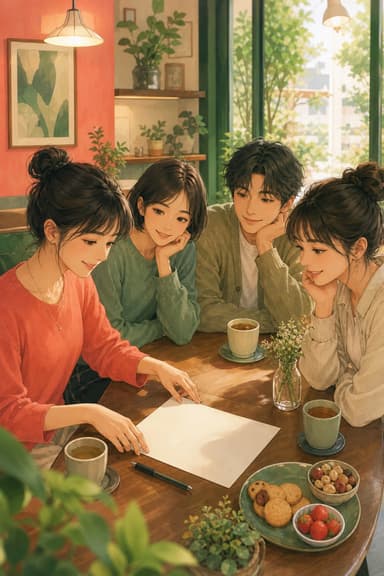 Illustration for A Sunday Invitation, Story 9 in A Place to Share.