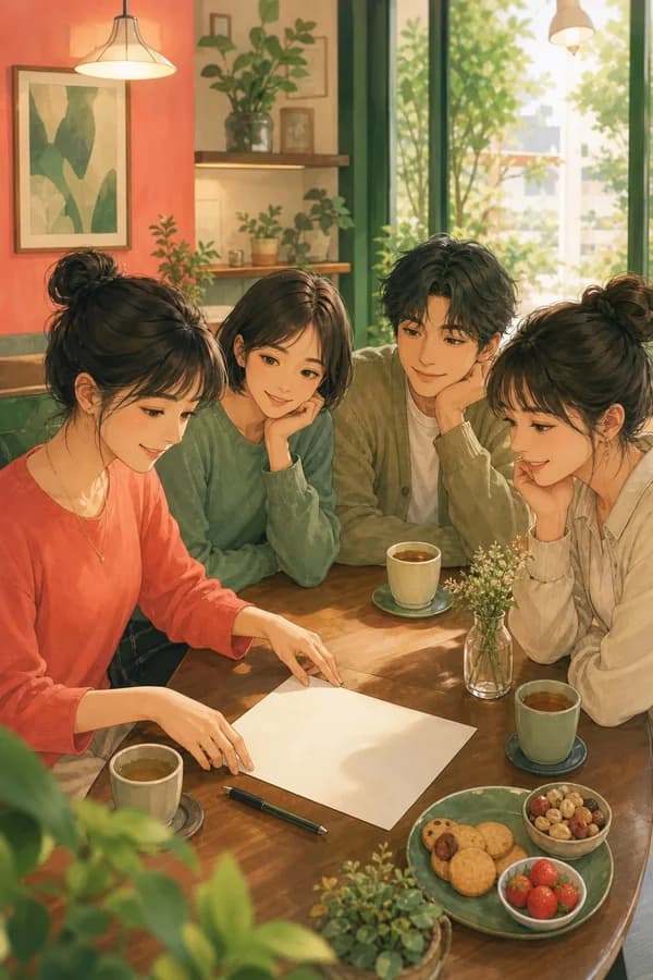 Opening illustration for Story 9, A Sunday Invitation