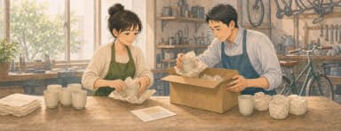 Opening illustration for Story 3, Sending the Cups Ahead