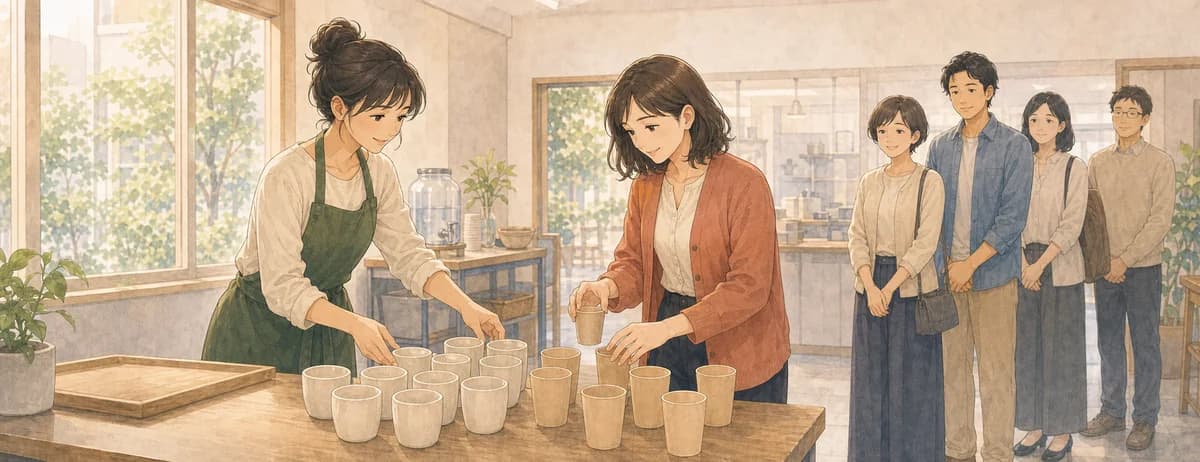 Opening illustration for Story 6, Not Enough Cups