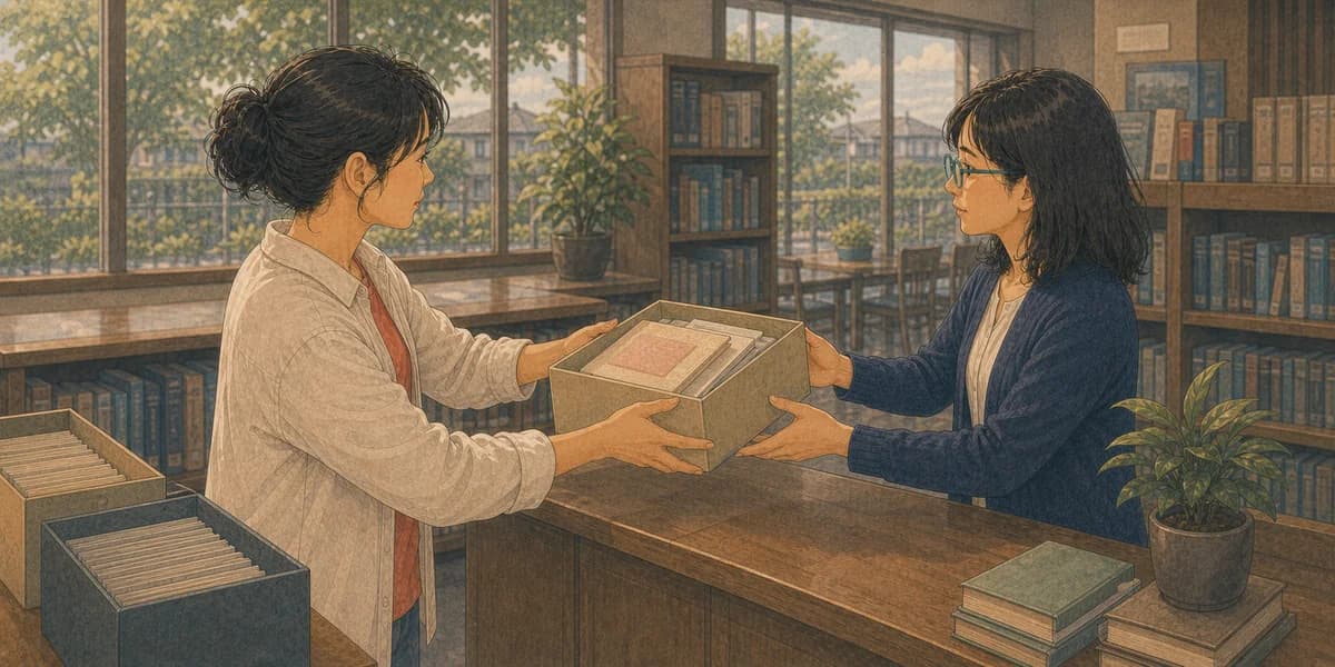 Opening illustration for Story 10, Opening the First Record