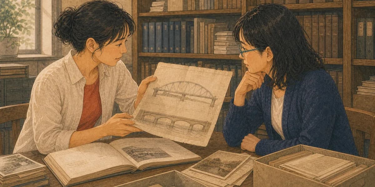 Opening illustration for Story 4, The Construction Notice