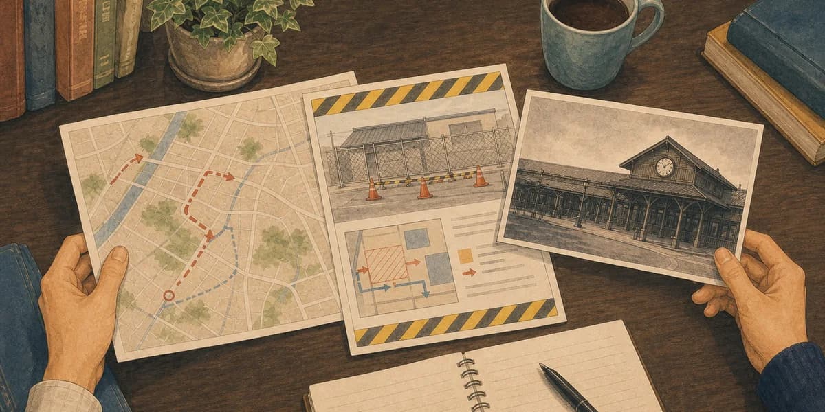 Opening illustration for Story 6, A Temporary Detour