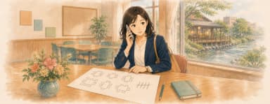 Opening illustration for Story 4, The Lunch Reservation