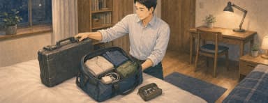 Opening illustration for Story 4, One Bag, Not Two