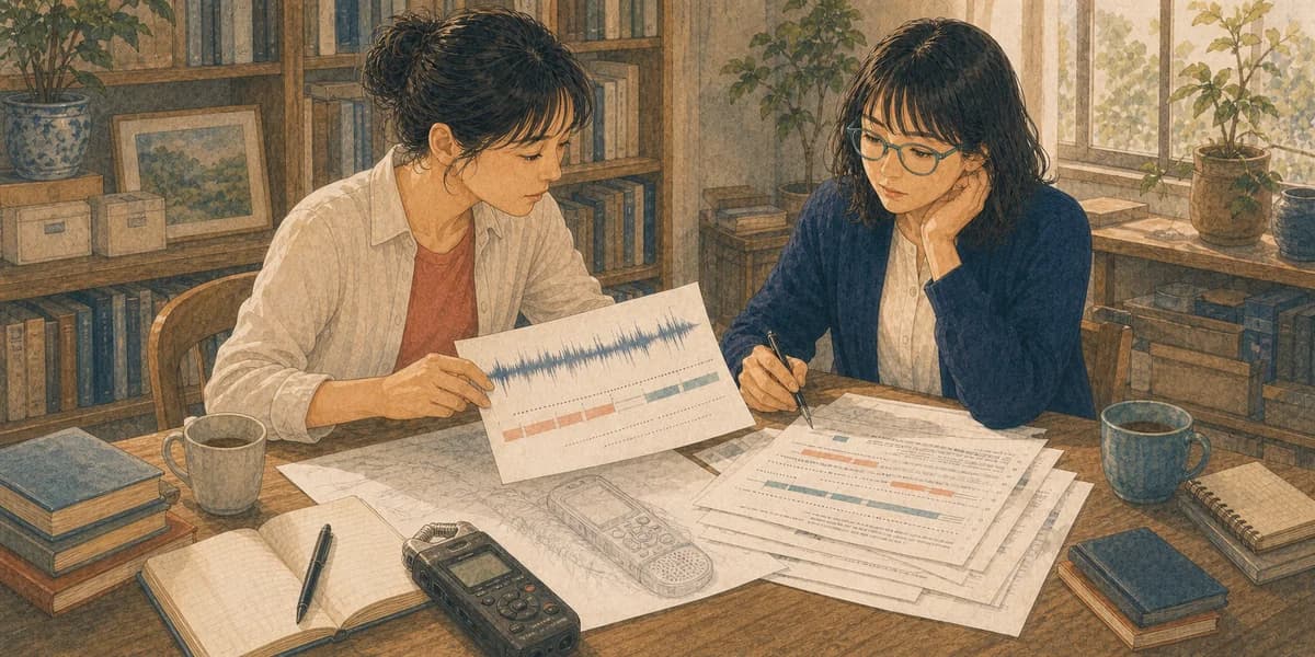 Opening illustration for Story 2, The Sketch beside the Recorder