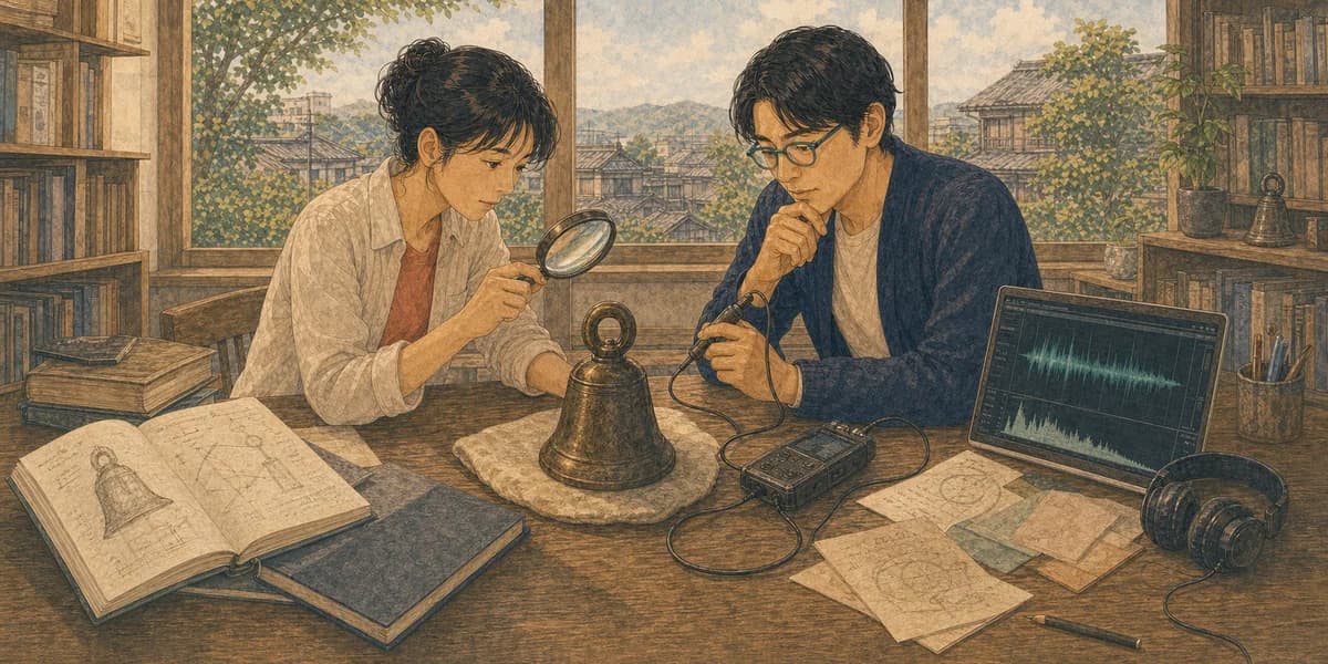 Opening illustration for Story 6, Repair Marks and Recorded Sound