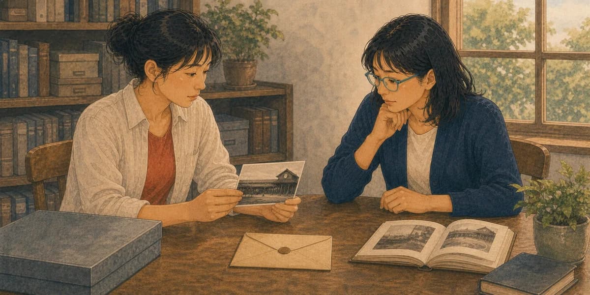 Opening illustration for Story 3, The Answer It Might Contain